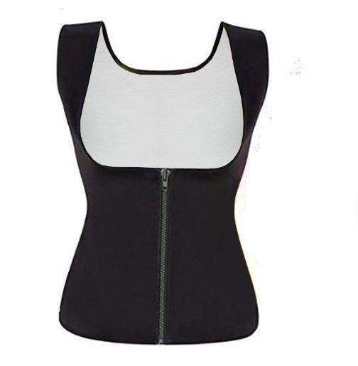 Lightbare Women's Waist Trainer Vest Sauna Sweat Corset Shapewear - Black /  Small